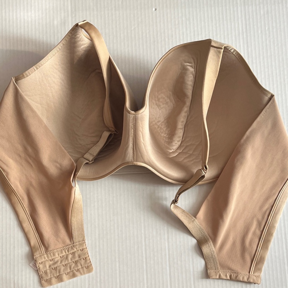 Cacique Smooth Satin Tan Bra - Picture 4 of 5